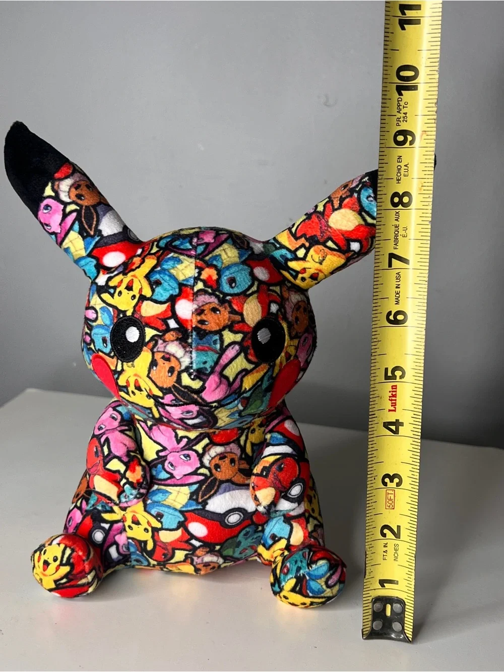 Pokemon Characters Plush Toy Lot of 3 : Eevee, Mimikyu, and Thunderbolt Pikachu